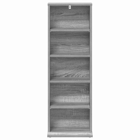 Cd-kast Grijs Sonoma 33 x 23,5 x 97,5 cm Bewerkt hout 4