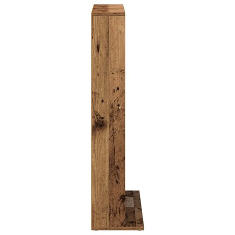 Cd-kast 2 st Oud hout 33 x 23,5 x 97,5 cm Bewerkt hout 7