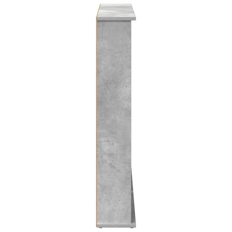 Cd-kast 2 st Betongrijs 60 x 17 x 92 cm Bewerkt hout 7