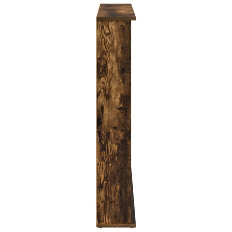 Cd-kast 2 st Gerookt eiken 60 x 17 x 92 cm Bewerkt hout 7