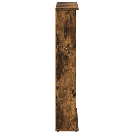 Cd-kast 2 st Gerookt eiken 60 x 17 x 92 cm Bewerkt hout 7