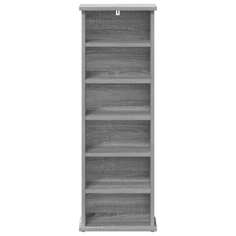 Cd-kast Grijs Sonoma 60 x 17 x 92 cm Bewerkt hout 4
