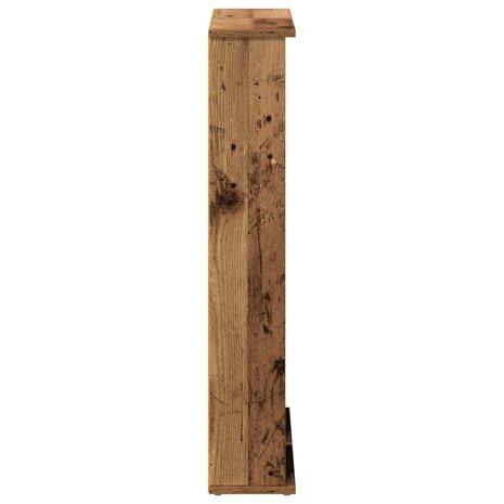 Cd-kast 2 st Oud hout 60 x 17 x 92 cm Bewerkt hout 7