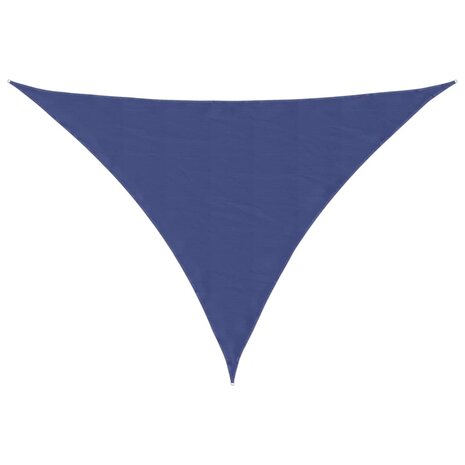 Zonnescherm driehoekig 3x4x5 m oxford stof blauw 2
