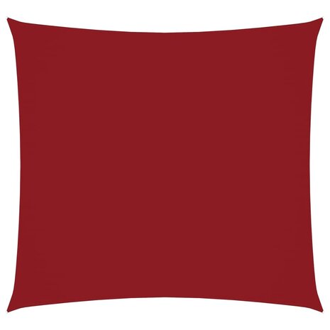 Zonnescherm vierkant 2x2 m oxford stof rood 2
