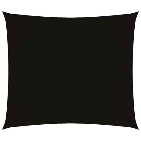 Zonnescherm rechthoekig 2x2,5 m oxford stof zwart 2