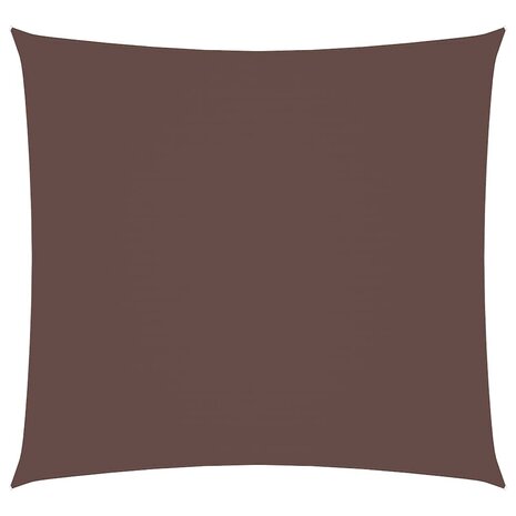 Zonnescherm vierkant 2x2 m oxford stof bruin 2