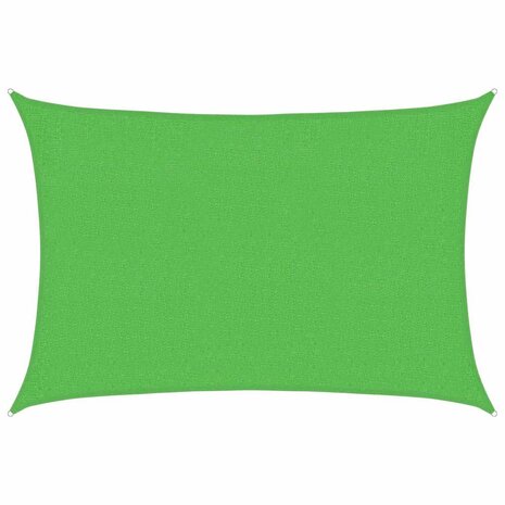 Zonnezeil 160 g/m&sup2; 2x2,5 m HDPE lichtgroen 2