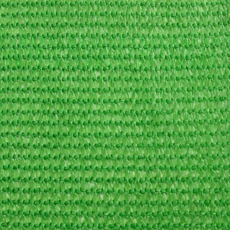 Zonnezeil 160 g/m&sup2; 2,5x2,5x3,5 m HDPE lichtgroen 9