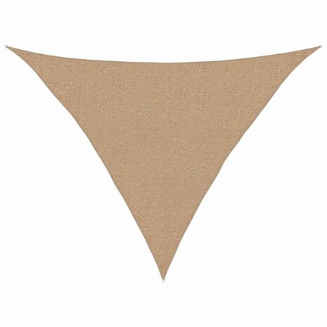 Zonnezeil 160 g/m&sup2; 3x3x4,2 m HDPE taupe 2
