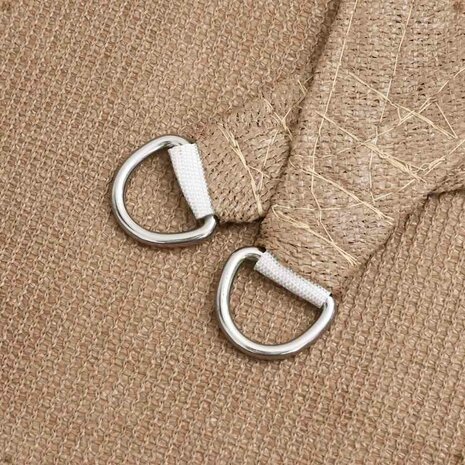 Zonnezeil 160 g/m&sup2; 3x3x4,2 m HDPE taupe 5