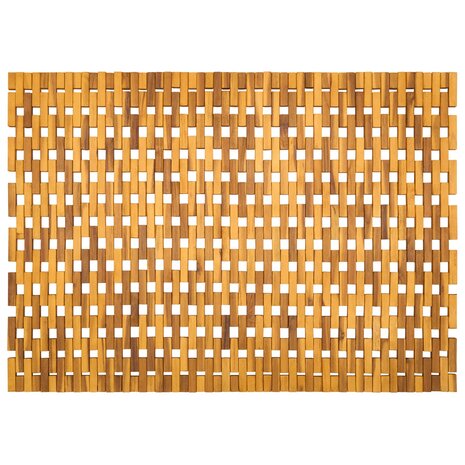 Badmatten Naturel 85 x 120 cm Massief Acaciahout 6