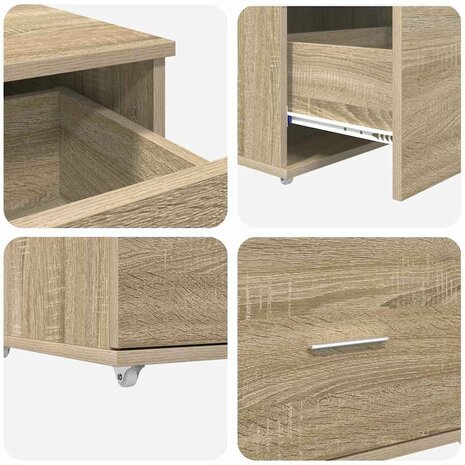 ladekast 55 x 45 x 31 cm Sonoma Eiken 9