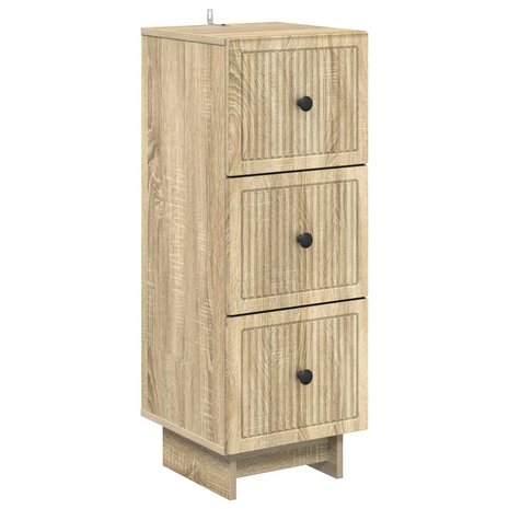 ladekast Sonoma Eiken 33 x 34,5 x 90 cm Bewerkt hout 2