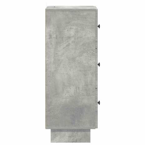 ladekast Betongrijs 33 x 34,5 x 90 cm Bewerkt hout 7
