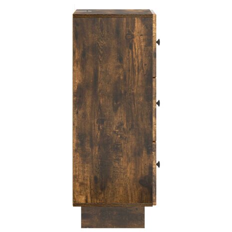 ladekast Gerookt eiken 33 x 34,5 x 90 cm Bewerkt hout 7