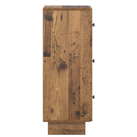 ladekast Oud hout 33 x 34,5 x 90 cm Bewerkt hout 7