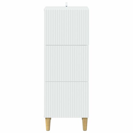 ladekast Wit 33 x 34,5 x 90 cm Bewerkt hout 6