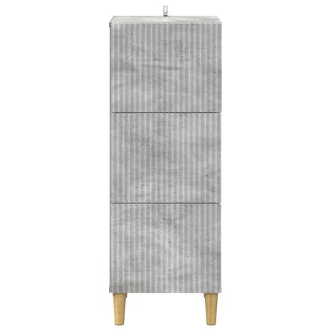 ladekast Betongrijs 33 x 34,5 x 90 cm Bewerkt hout 6