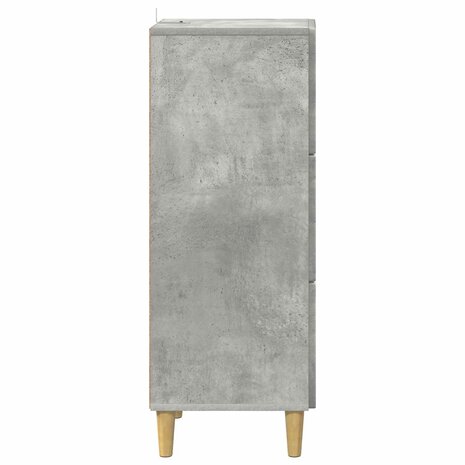 ladekast Betongrijs 33 x 34,5 x 90 cm Bewerkt hout 7
