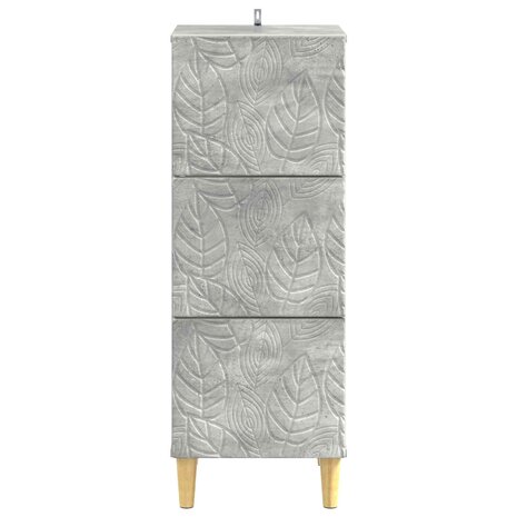 ladekast Betongrijs 33 x 34,5 x 90 cm Bewerkt hout 5
