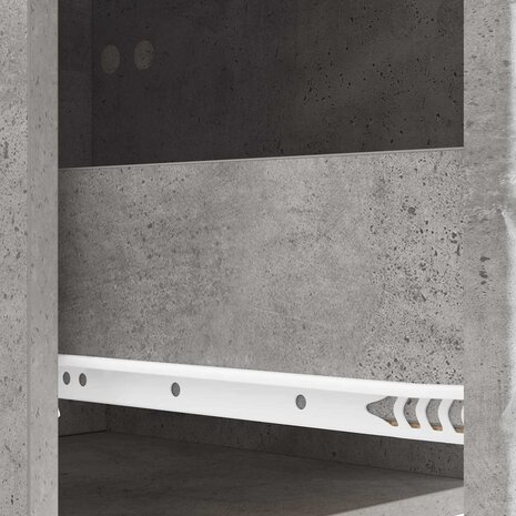 ladekast Betongrijs 33 x 34,5 x 90 cm Bewerkt hout 9