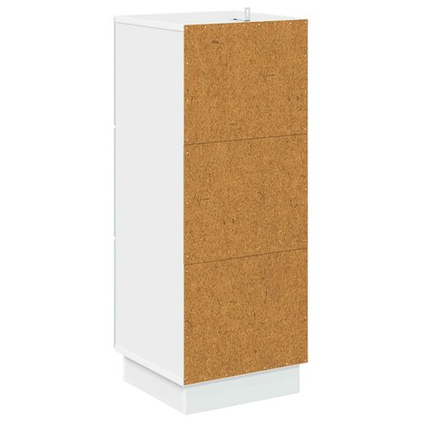 ladekast Wit 33 x 34,5 x 87 cm Bewerkt hout 8