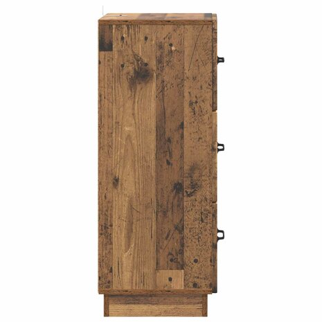 ladekast 33 x 34,5 x 87 cm Bewerkt hout Oud hout 7