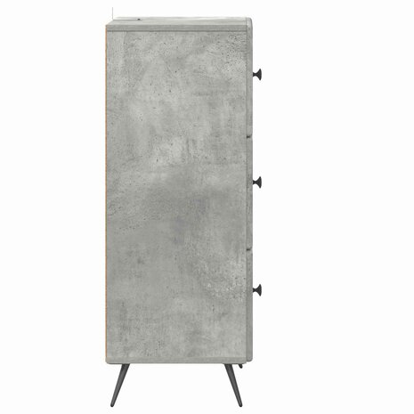 ladekast Betongrijs 33 x 34,5 x 90 cm Bewerkt hout 7