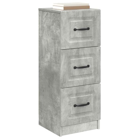 ladekast Betongrijs 33 x 34,5 x 87 cm Bewerkt hout 3