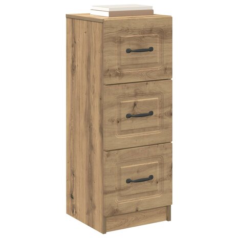 ladekast 33 x 34,5 x 87 cm Bewerkt hout Artisanaal eiken 3