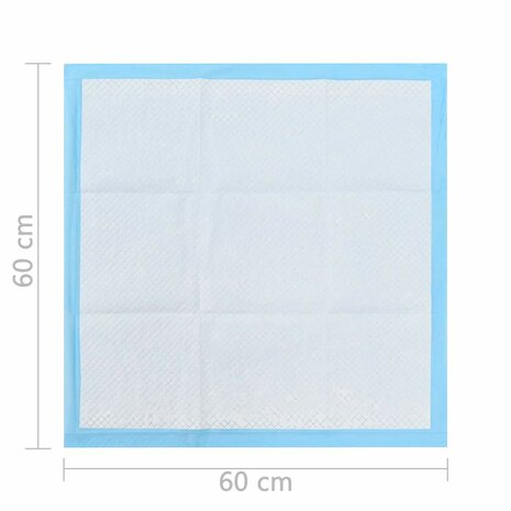 Huisdierentrainingsdoekjes 100 st 60x60 cm nonwoven stof 9