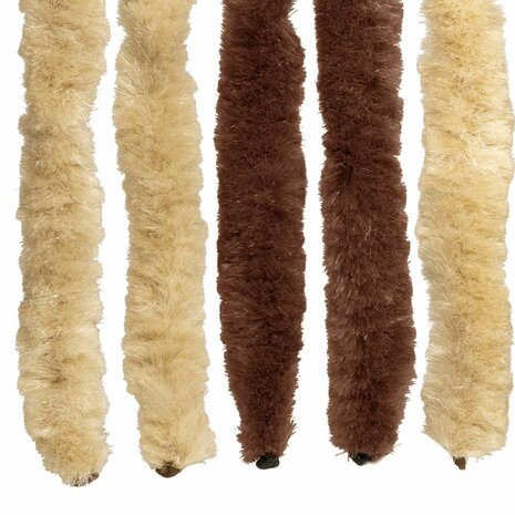 Insectengordijn Chenille Bruin en beige 56 x 185 cm 100% PP 5
