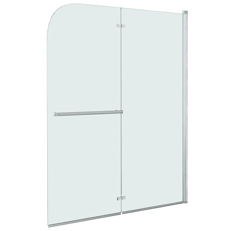 Douchewand inklapbaar 2 panelen 95x140 cm ESG 2