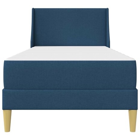 Bedframe met matras met hoofdeinde Blauw 80x 200 cm Polyester 6