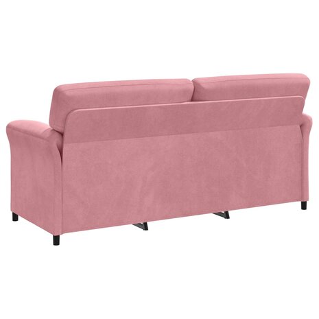 3-Zitsbank Roze 198 x 83 x 95 cm Fluweel 5