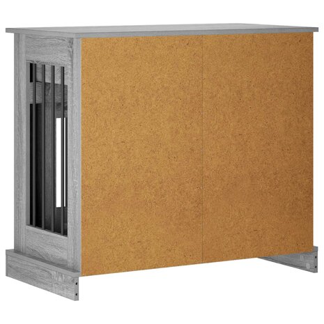 Hondenbench Meubel Grijs Sonoma 90 x 47,5 x 80 cm Bewerkt hout 6