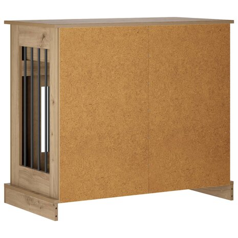 Hondenbench Meubel Artisanaal eiken 90 x 47,5 x 80 cm 6