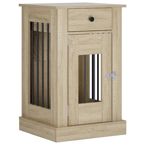 Hondenbench Meubel Sonoma Eiken 50 x 47,5 x 80 cm Bewerkt hout 2