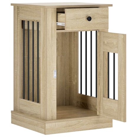 Hondenbench Meubel Sonoma Eiken 50 x 47,5 x 80 cm Bewerkt hout 3