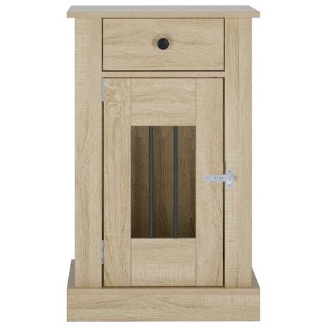 Hondenbench Meubel Sonoma Eiken 50 x 47,5 x 80 cm Bewerkt hout 4