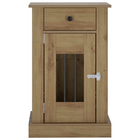 Hondenbench Meubel Artisanaal eiken 50 x 47,5 x 80 cm 4