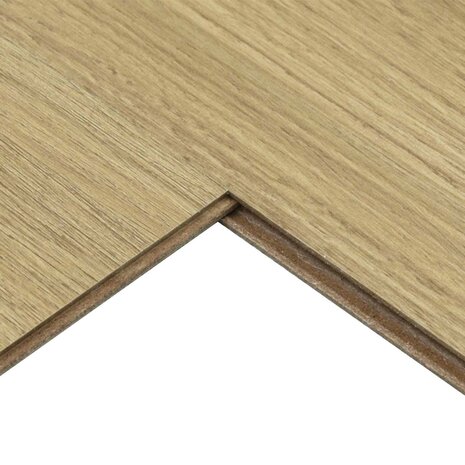 Laminaatvloer Zacht Cr&egrave;me 101 x 20 x 0,8 cm 5 st Bewerkt hout 3