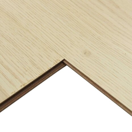 Laminaatvloer Zacht Beige 101 x 20 x 0,8 cm 15 st Bewerkt hout 3