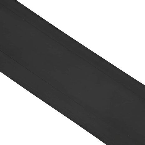 Garage Deurafsluiting Zwart 52 x 2 mm 2,5 m PVC 4