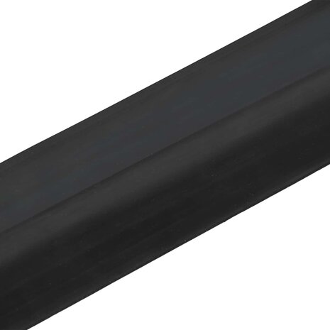 Drempelprofiel voor garagedeur Zwart 78 x 14 mm 2 m EPDM-rubber 5