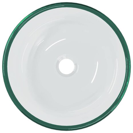 Wasbak 35x12 cm gehard glas transparant 3
