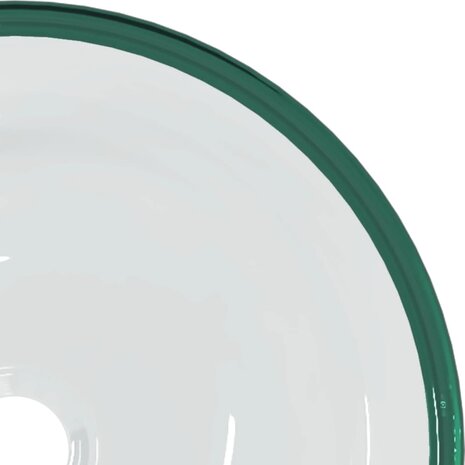 Wasbak 35x12 cm gehard glas transparant 4