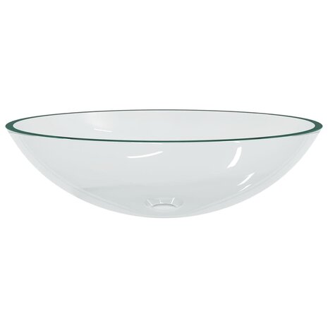 Wasbak 50x37x14 cm glas transparant 3