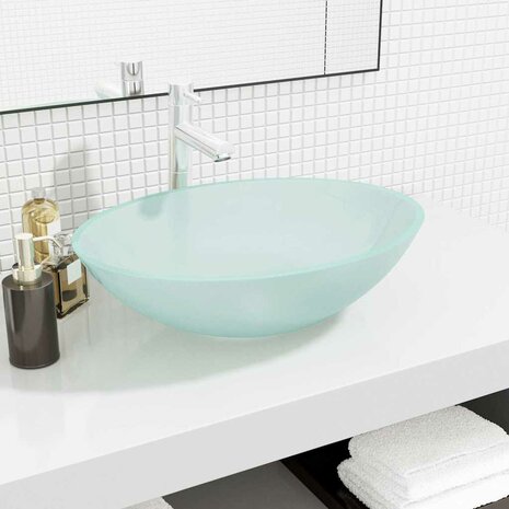 Wasbak 50x37x14 cm glas mat 1